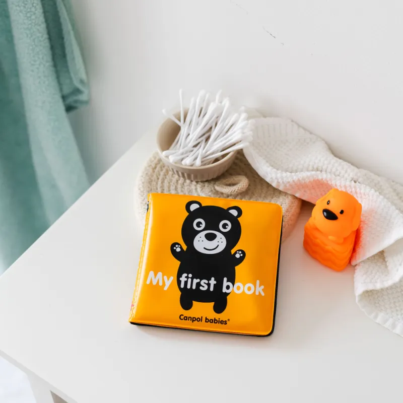CANPOL BABIES Měkká knížka pískací - Sensory Toys