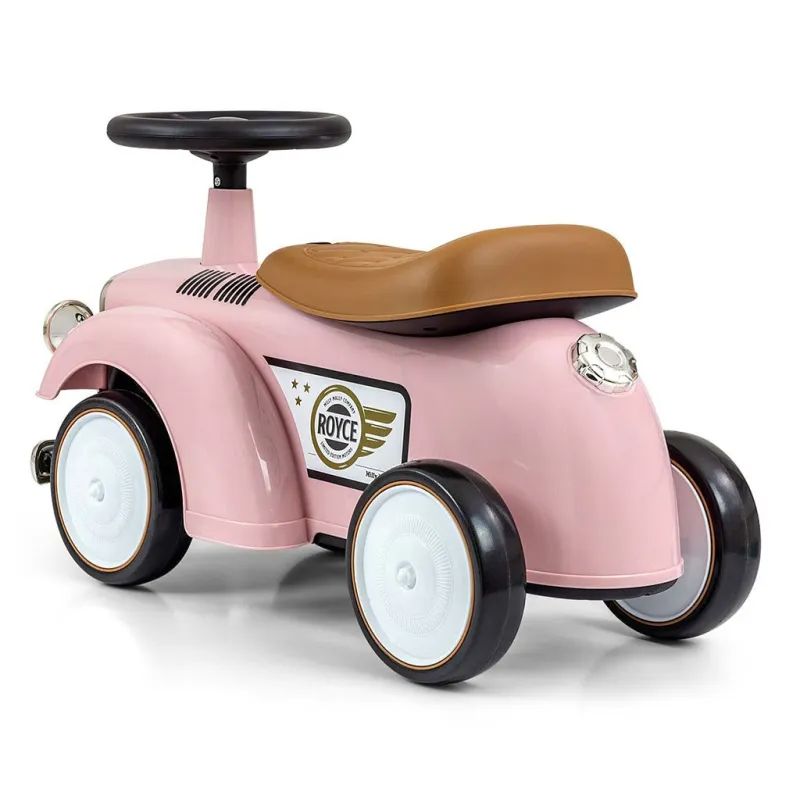 Milly Mally Dětské odrážedlo se zvukem Royce růžové