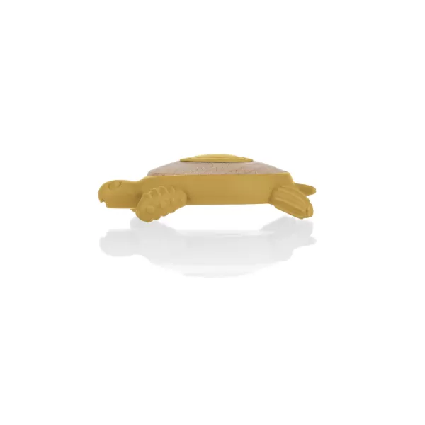 Zopa Silikonové dřevěné kousátko Turtle