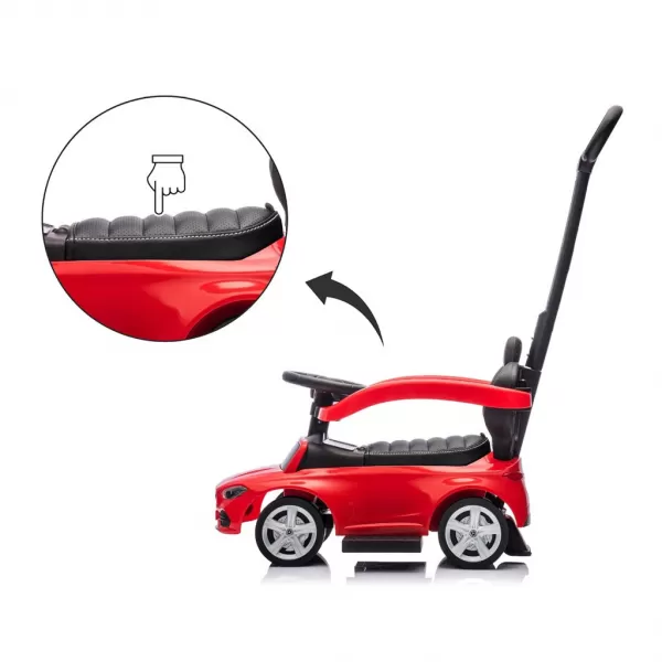 Milly Mally Odrážedlo s vodící tyčí MERCEDES C-Class Deluxe Red