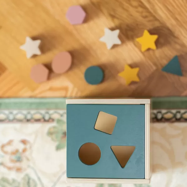 PETITE&MARS Hračka dřevěná třídící Gravity Wood of Mars 12m+