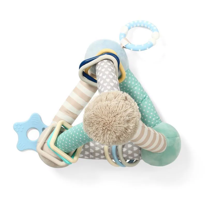 Baby Ono Edukační hračka pyramida Tiny Yoga blue