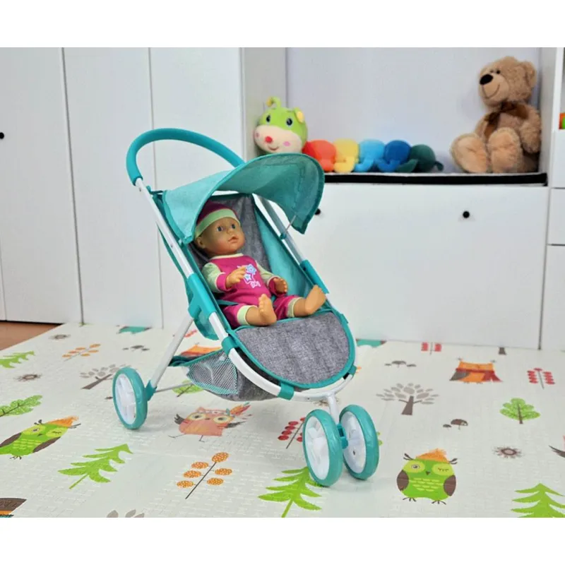 Milly Mally Dětský golfový kočárek pro panenky Susie Prestige Mint