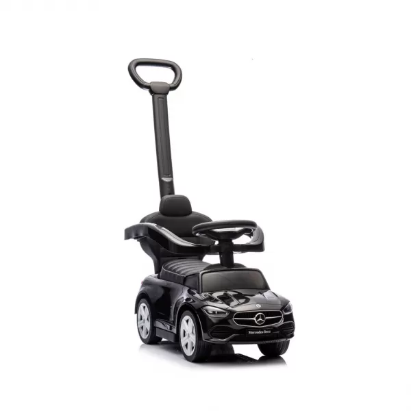 Milly Mally Odrážedlo s vodící tyčí MERCEDES C-Class Deluxe Black