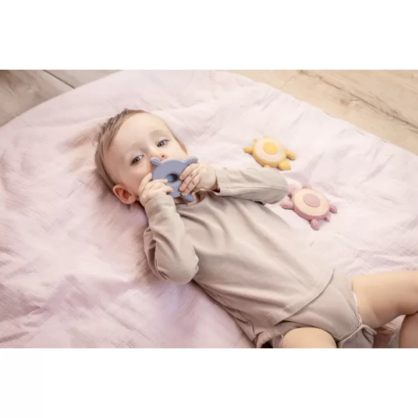 Zopa Silikonové dřevěné kousátko Turtle