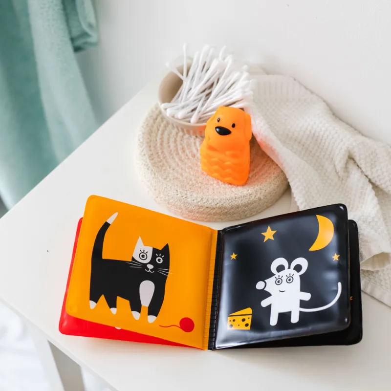 CANPOL BABIES Měkká knížka pískací - Sensory Toys