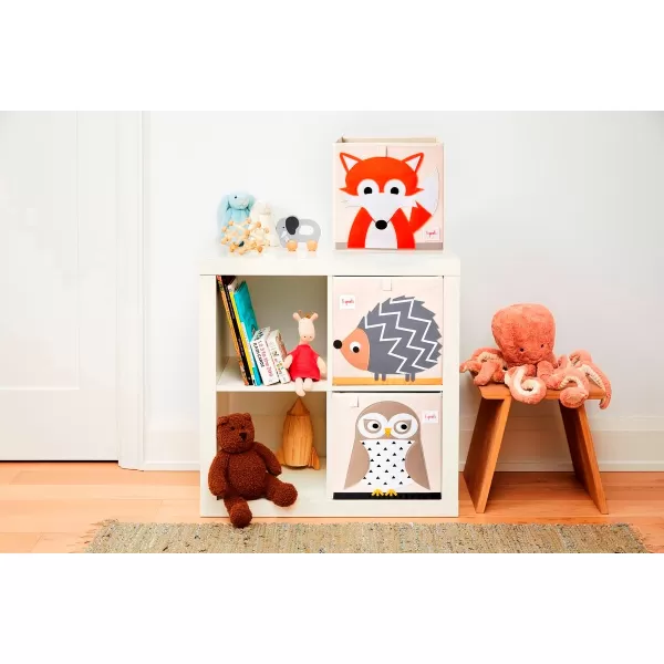 3 SPROUTS Úložný box Owl White