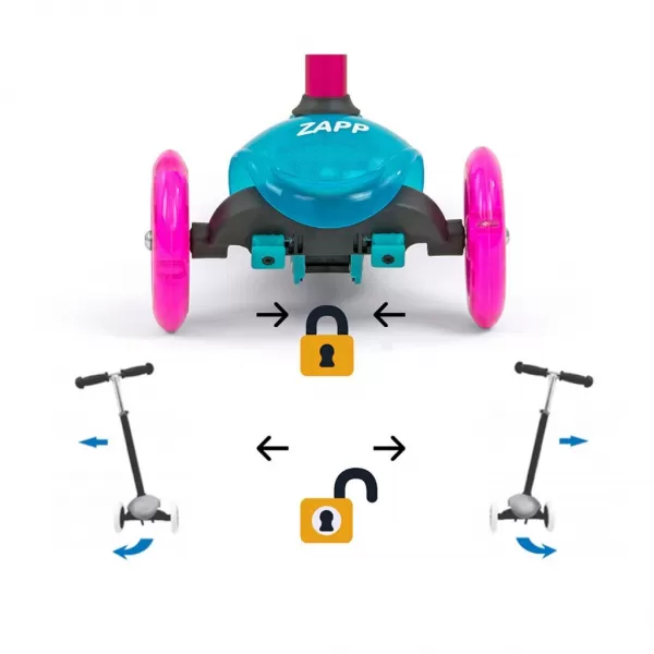 Milly Mally Dětská koloběžka Scooter Zapp grey