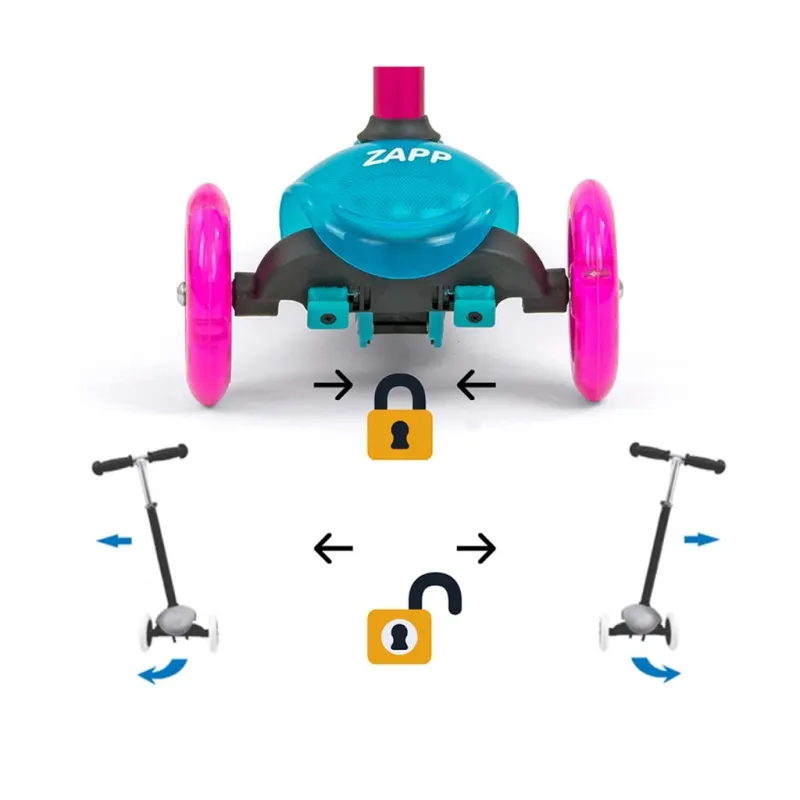 Milly Mally Dětská koloběžka Scooter Zapp grey