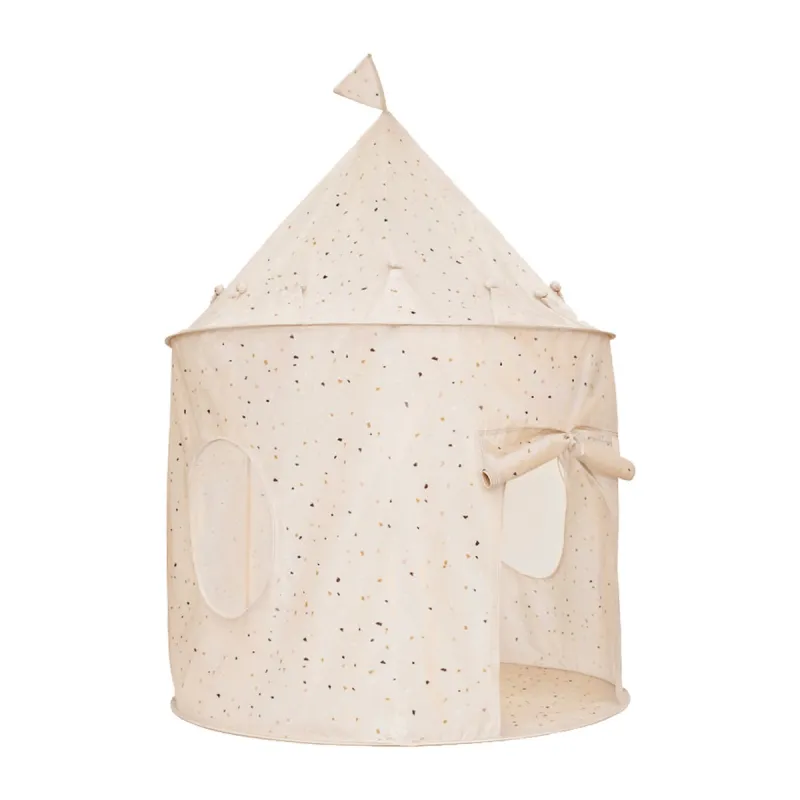 3 SPROUTS Dětský Stan Recycled Terrazzo Cream