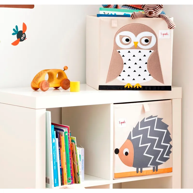3 SPROUTS Úložný box Owl White