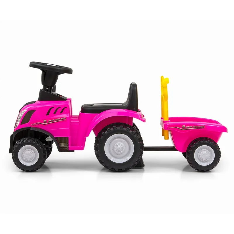 Milly Mally Odrážedlo NEW HOLLAND T7 TRAKTOR růžové