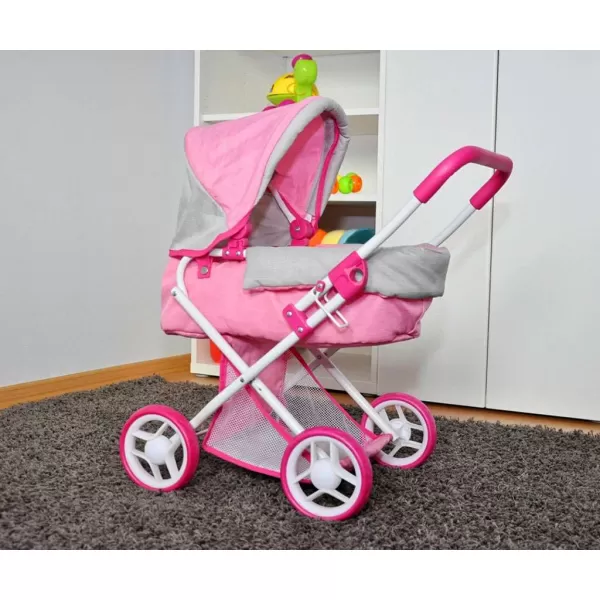 Milly Mally Dětský kočárek pro panenky Alice Prestige Pink
