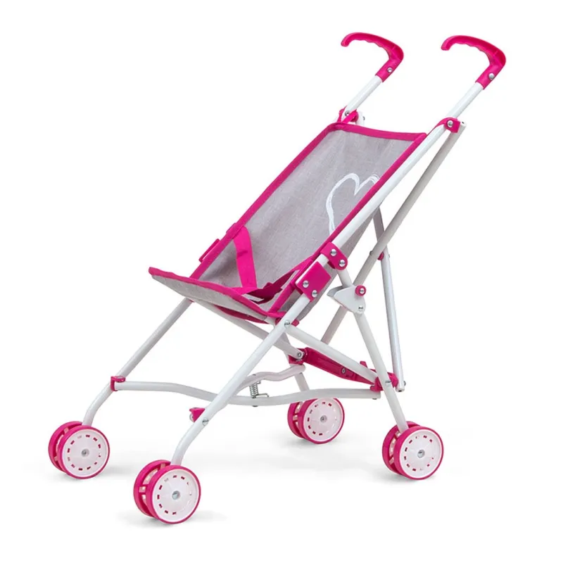 Milly Mally Dětský golfový kočárek pro panenky Julia Prestige Pink