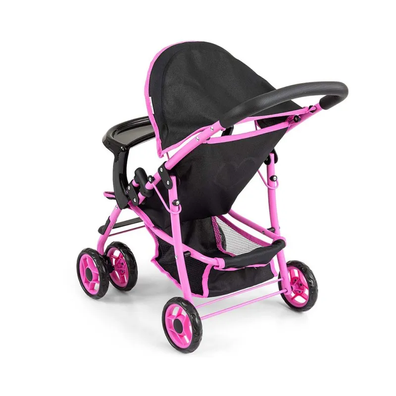 Milly Mally Dětský sportovní kočárek pro panenky Kate Prestige Black