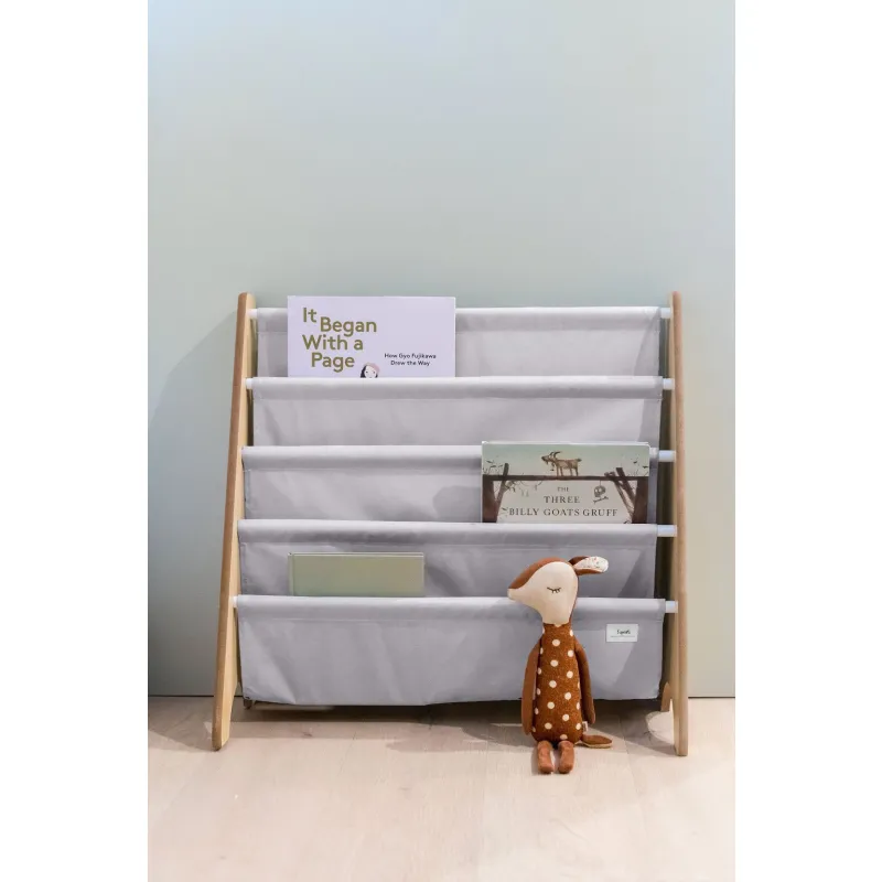 3 SPROUTS Stojan na knížky Recycled Solid/Light Gray