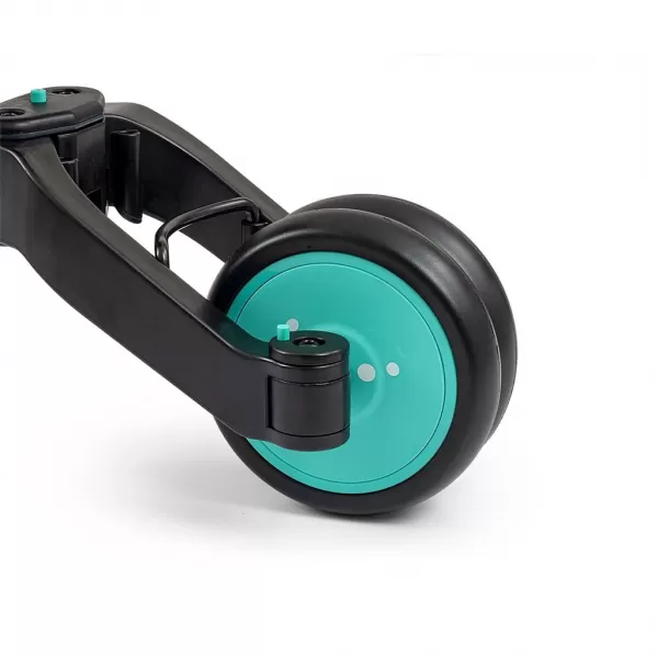 Milly Mally Dětská tříkolka 4v1 Optimus Plus s vodící tyčí mint