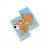 Viga Dřevěná puzzle Zvířátka 36ks