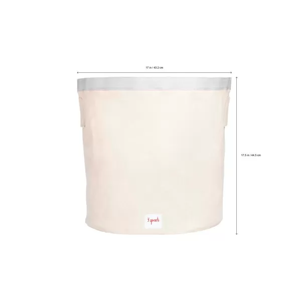 3 SPROUTS Koš na hračky Racoon Gray