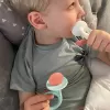 BABYONO Kousátko silikonové Snail