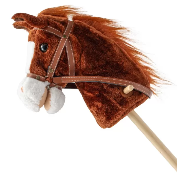 Baby Mix Hobby Horse se zvukem a kolečky Bruno Brown