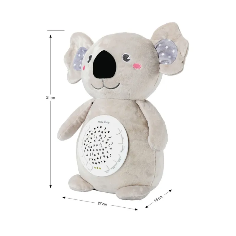 Milly Mally Plyšový usínáček koala s projektorem