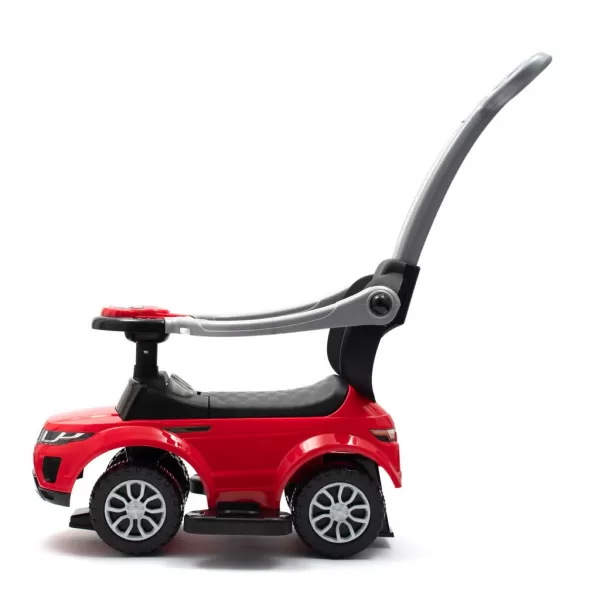 Baby Mix Dětské hrající odrážedlo s vodící tyčí SUV 3v1 modré