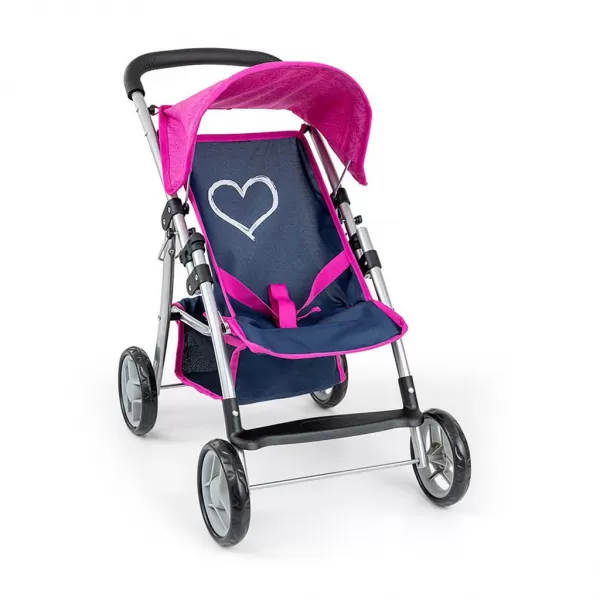 Milly Mally Dětský sportovní kočárek pro panenky Natalie Prestige Navy