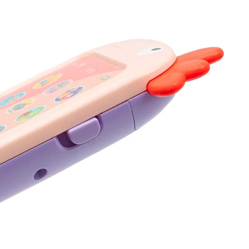 Baby Mix Telefon papoušek pink