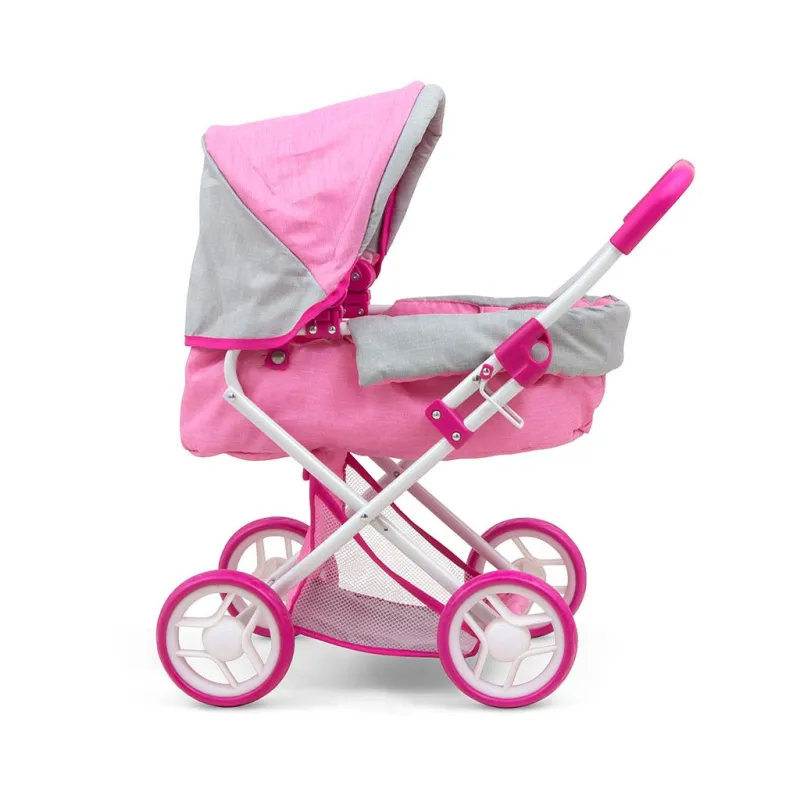 Milly Mally Dětský kočárek pro panenky Alice Prestige Pink