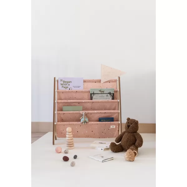 3 SPROUTS Stojan na knížky Recycled Terrazzo/Clay