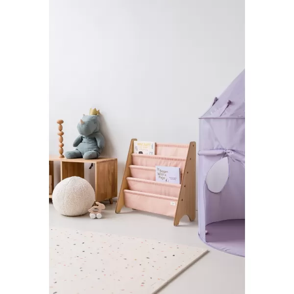 3 SPROUTS Stojan na knížky Recycled Terrazzo/Clay