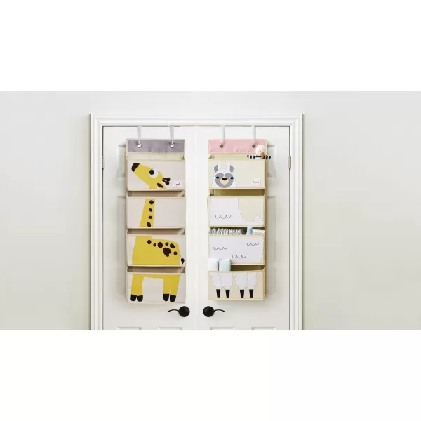 3 SPROUTS Závěsný organizér Giraffe Yellow