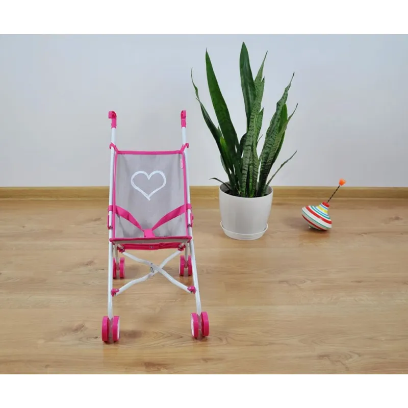 Milly Mally Dětský golfový kočárek pro panenky Julia Prestige Pink
