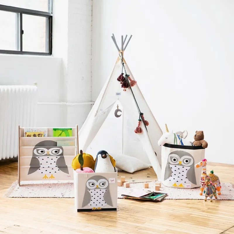 3 SPROUTS Úložný box Owl White