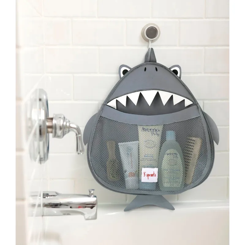 3 SPROUTS Organizér do koupelny Shark Gray
