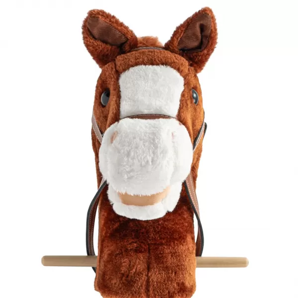 Baby Mix Hobby Horse se zvukem a kolečky Bruno Brown