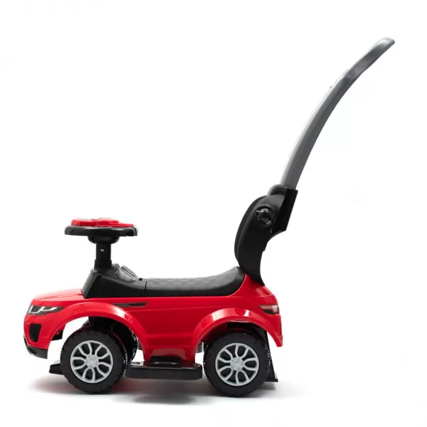 Baby Mix Dětské hrající odrážedlo s vodící tyčí SUV 3v1 modré