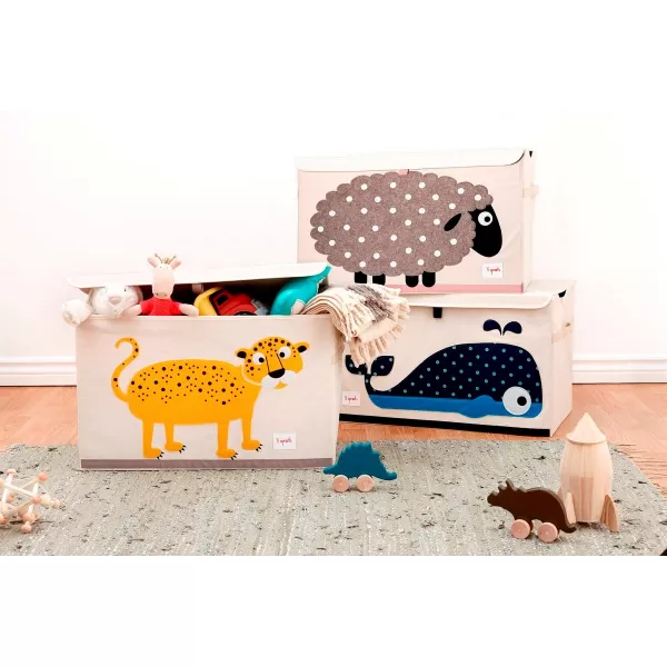 3 SPROUTS Truhla na hračky Sheep Beige