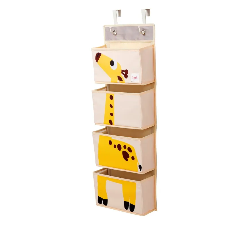3 SPROUTS Závěsný organizér Giraffe Yellow