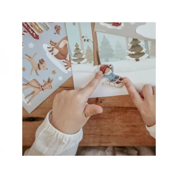 Little Dutch Sada se samolepkami Vánoční přání