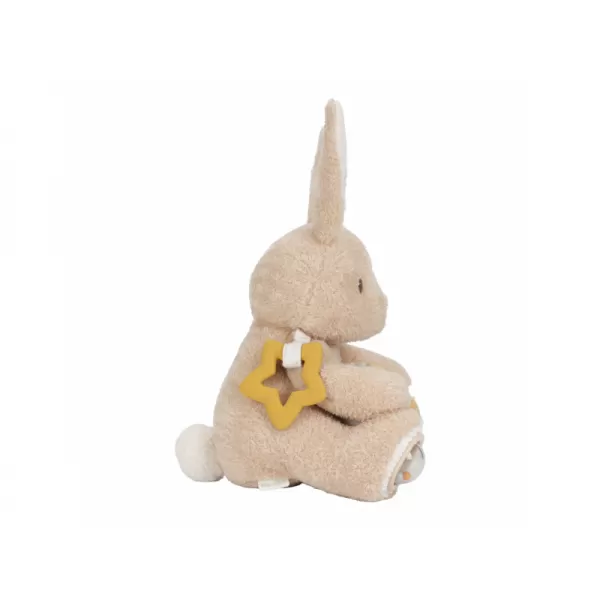 Little Dutch Králíček plyšový s aktivitami Newborn Naturals