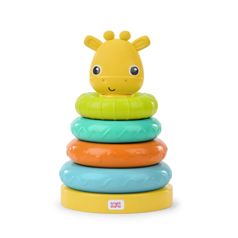 BRIGHT STARTS Hračka stohovací věž žirafa Giraffe Tower™ 6m+