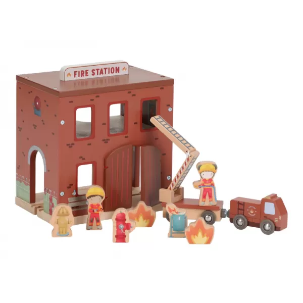 Little Dutch Hasičská stanice dřevěná