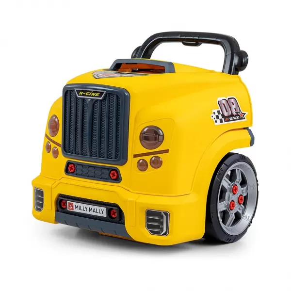 Milly Mally Realistický model přední části auta s otevírací kapotou N-GINE yellow