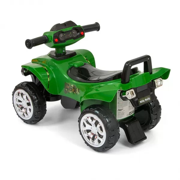 Milly Mally Dětské odrážedlo se zvukem Čtyřkolka Monster Military