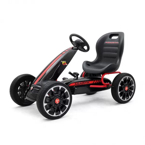 Milly Mally Dětská šlapací motokára Go-kart Abarth