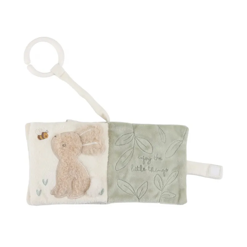 Little Dutch Závěsná textilní knížka s aktivitami Newborn Naturals
