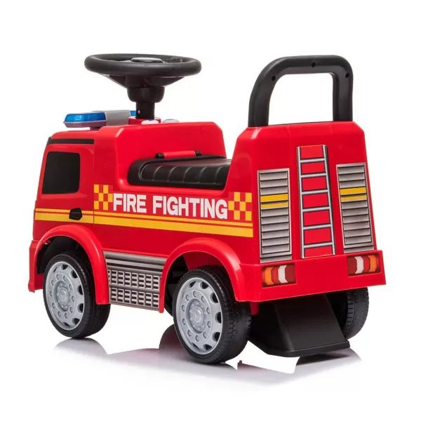 Baby Mix Dětské odrážedlo se zvukem Mercedes HASIČI červené