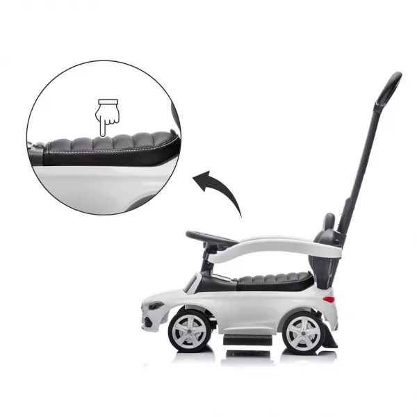 Milly Mally Odrážedlo s vodící tyčí MERCEDES C-Class Deluxe White